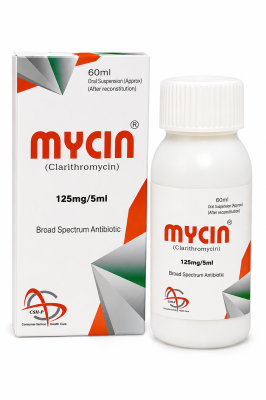 mycin-clarithromycin 125mg/5ml